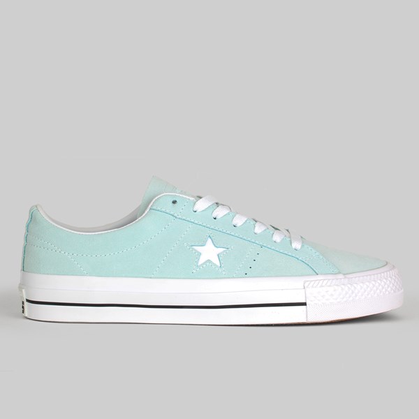 CONVERSE CONS ONE STAR PRO OX TEAL TINT BLACK WHITE 